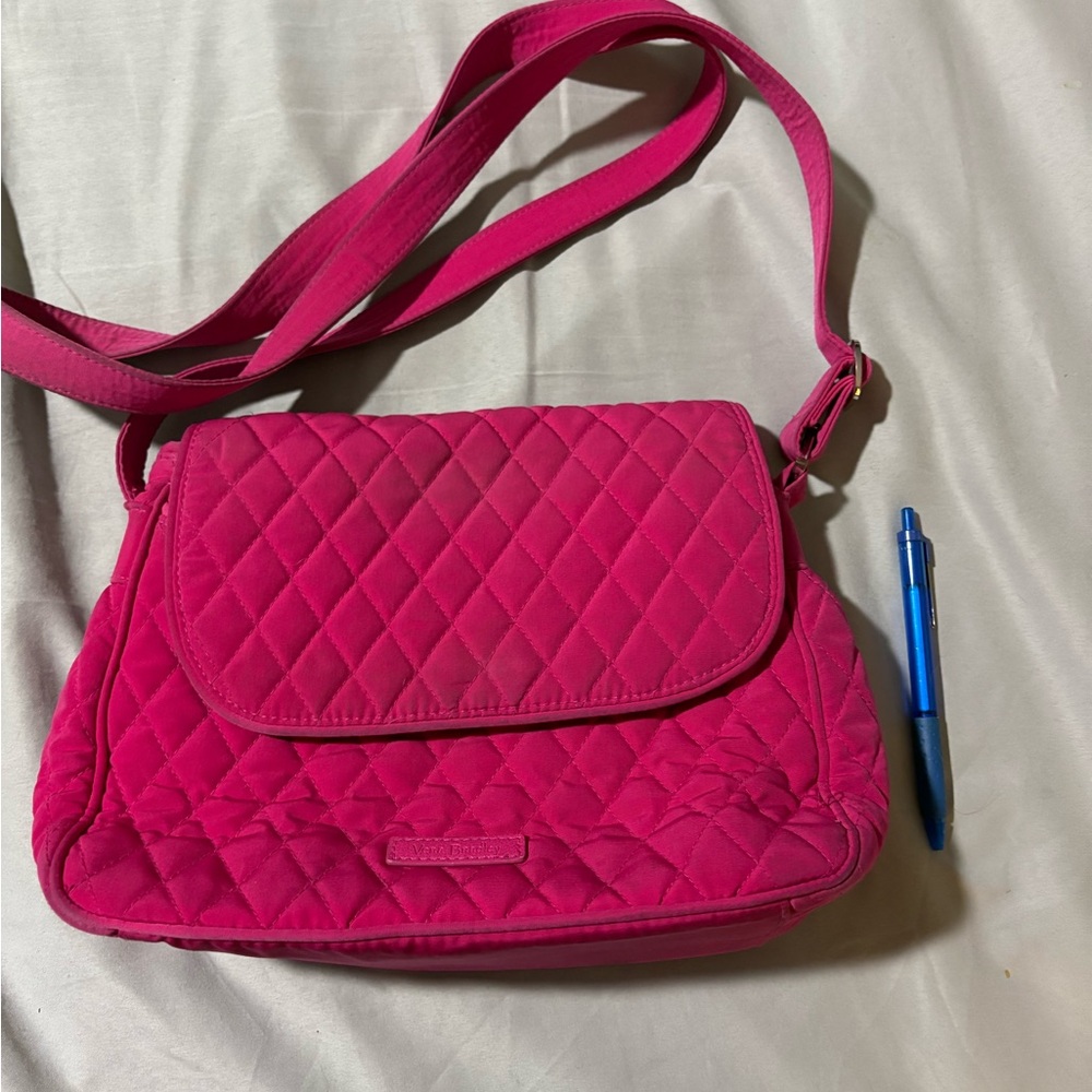 Vera Bradley Quilted Pink crossbody or shoulder Bag